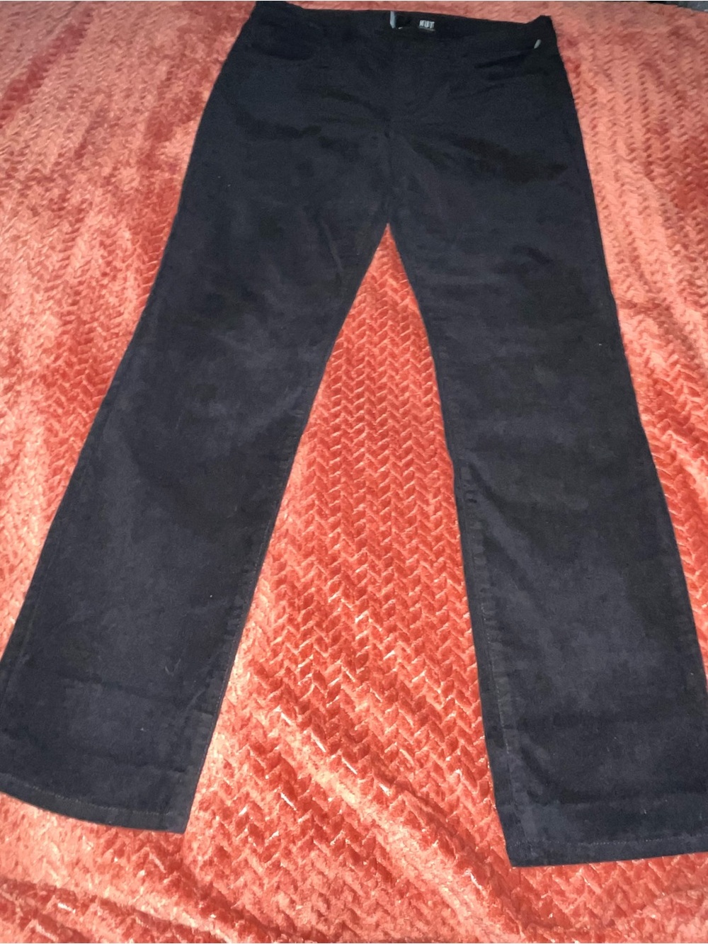Kut from the Kloth Black Corduroy Pants. Size 10